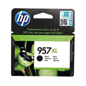 HP 957XL Extra High Capacity Black Ink Cartridge (3,000 Pages)
