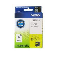 Brother LC535XLY High Yield Yellow Ink Cartridge (1,300 pages)