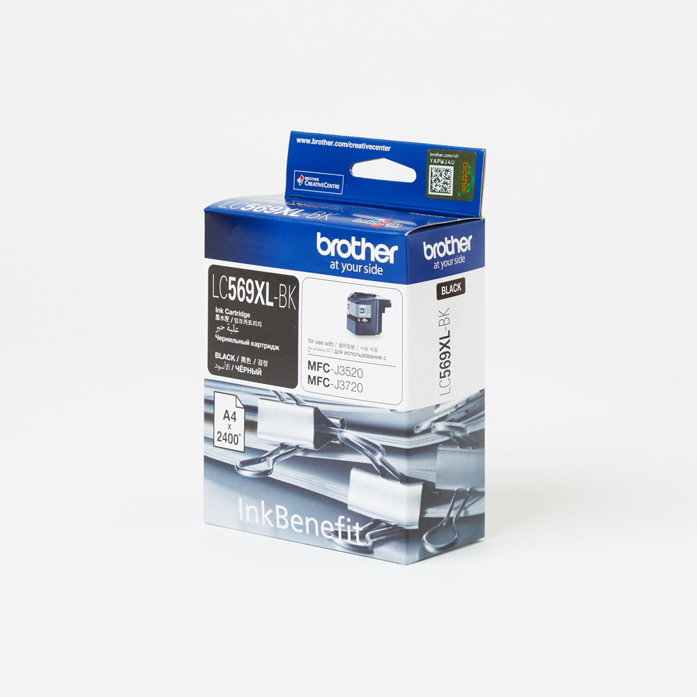 Brother LC569XLBK Black Ink Cartridge (High Capacity)