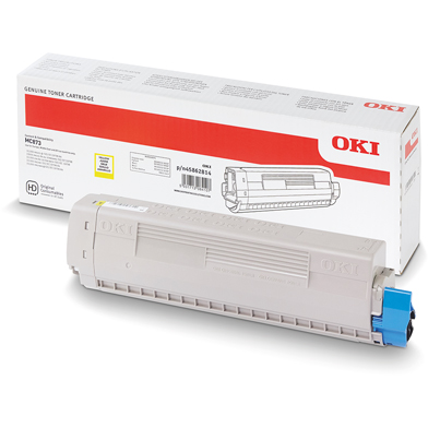 OKI 45862814 Yellow Toner Cartridge (10,000 pages)