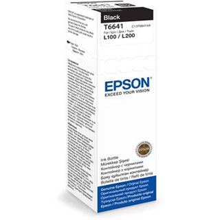 Epson C13T66414A Black  Ink Bottle (70ml)