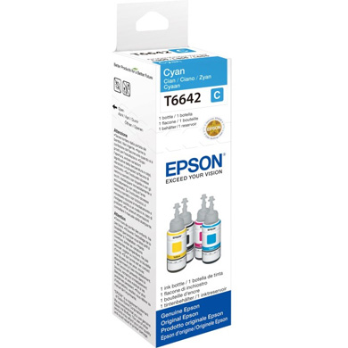 Epson C13T66424A T6642 Cyan Ink Bottle (70ml)