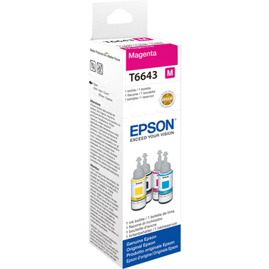Epson C13T66434A Espon T6643 Magenta Ink Bottle (70ml)