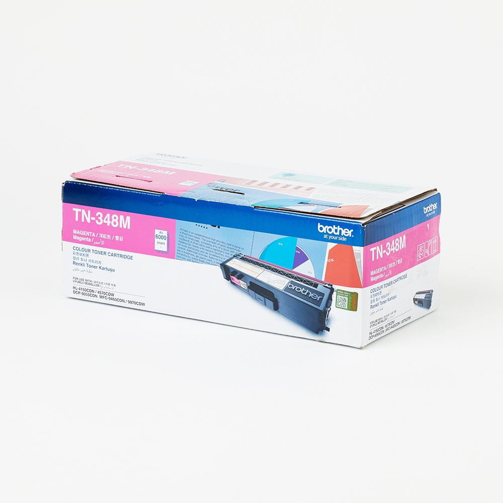 Brother TN348M TN348M Magenta Toner Cartridge (6,000 pages)