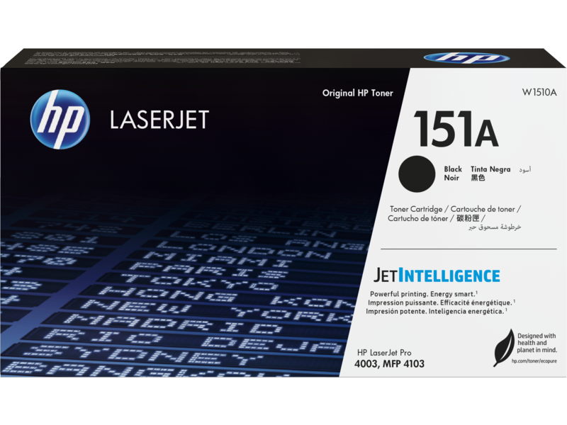 HP W1510A 151A Black Original LaserJet Toner Cartridge (3050 Pages)