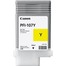 Canon CPFI107Y PFI-107 Y Yellow Ink Cartridge (130ml)