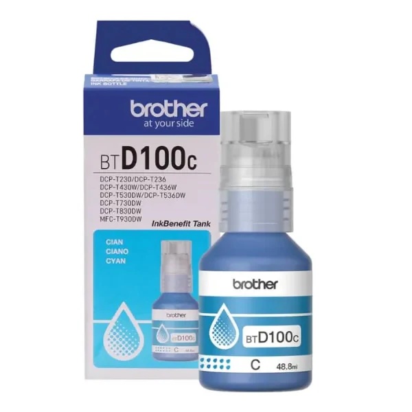 Brother BTD100C BTD100C Cyan Ink Cartridge (5000 Pages)