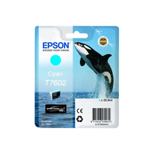 Epson T7602 Cyan Ink Cartridge (25.9ml)