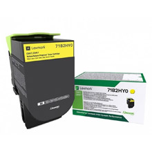 Lexmark CNLE71B5HY0 CS/CX 317 417 517 Yellow High Yield Return Program Toner Cartridge(3500 pages)