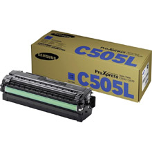 Samsung CLT-C505L HIGH YIELD Cyan Toner Cartridge (3,500 Pages)