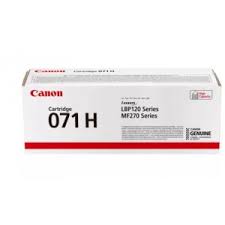 Canon 071H High Capacity Black Toner Cartridge (2,500 Pages)					