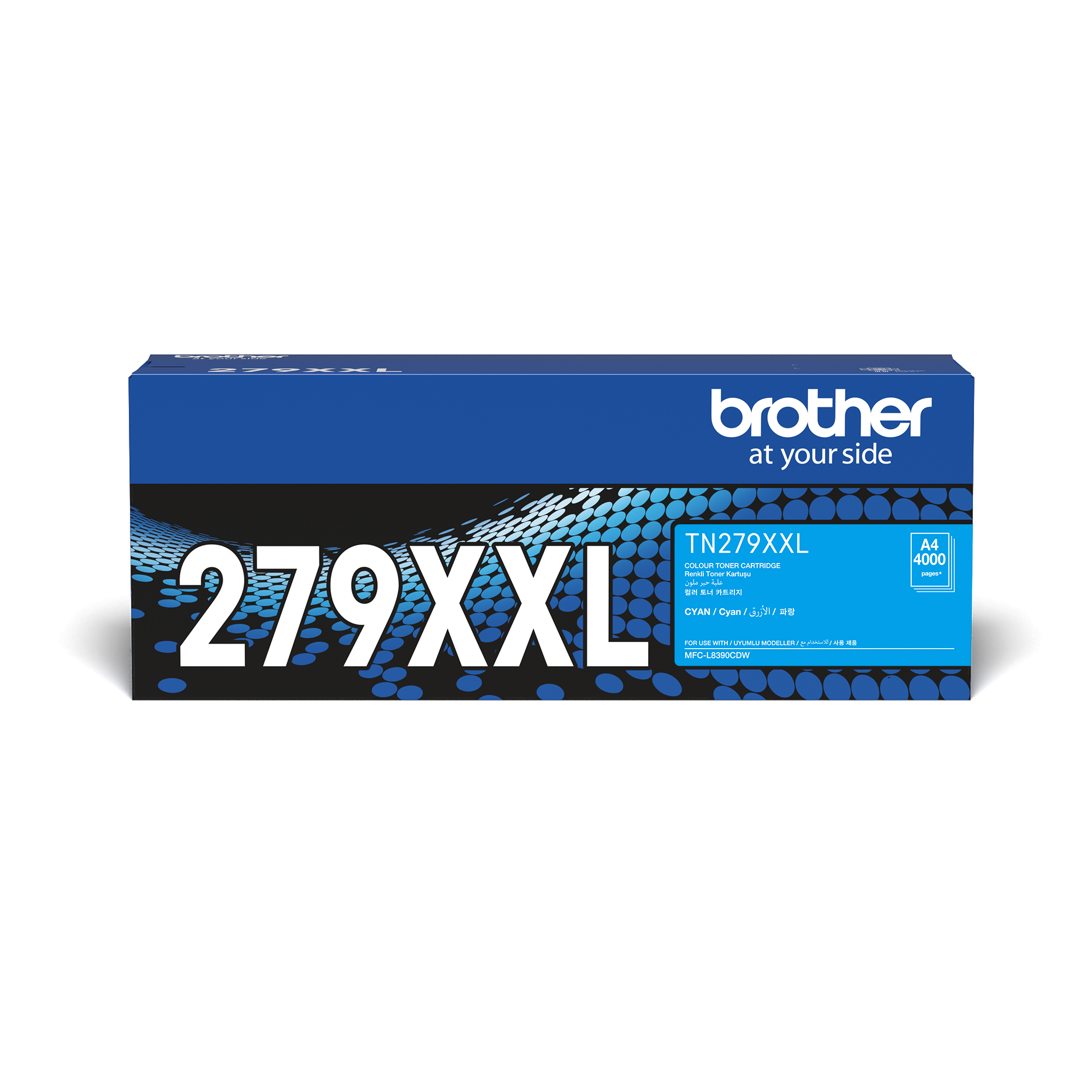 Brother TN-279XXLC Cyan Toner Cartridge (4000 Pages)