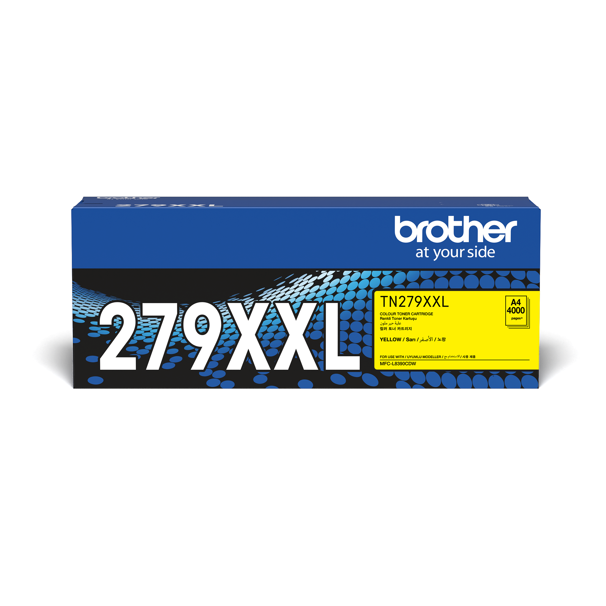 Brother TN-279XXLY Yellow Toner Cartridge (4000 Pages)