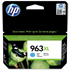 Genuine HP 963XL High Capacity Cyan Ink Cartridge (1,600 Pages)