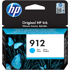 Genuine HP 912 Cyan Ink Cartridge (315 Pages)
