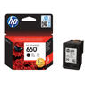 Genuine HP 650 Black Ink Cartridge 