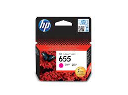 HP No 655 Magenta Ink Cartridge (600 Pages)