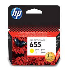 HP No 655 Yellow Ink Cartridge (600 Pages)