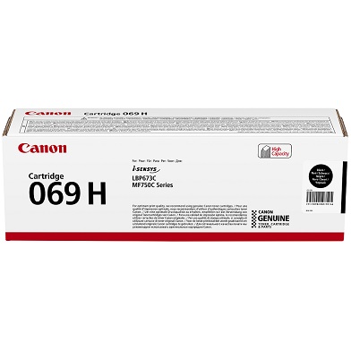 CANON 069H HIGH CAPACITY BLACK TONER  (7,600 Pages)