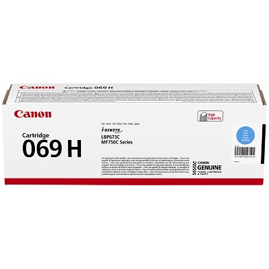 CANON 069H HIGH CAPCITY CYAN TONER (5,500 Pages)						