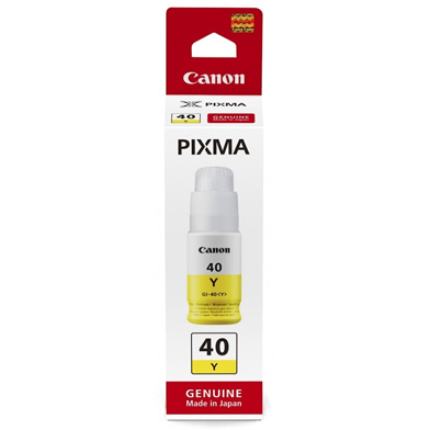  Canon GI-40Y Yellow Ink Cartridge (7,700 Pages)
