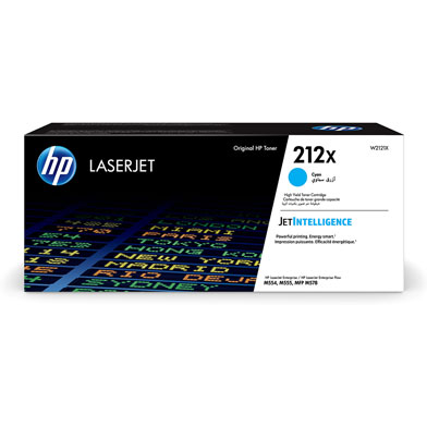 Genuine  HP 212X High Yield Cyan Original LaserJet Toner Cartridge (10,00 Pages)