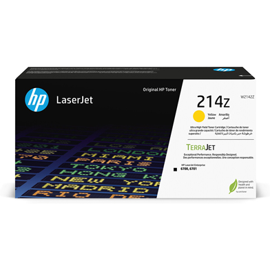 Genuine HP 214Z Ultra High Capacity Yellow Toner Cartridge (26,000 Pages)