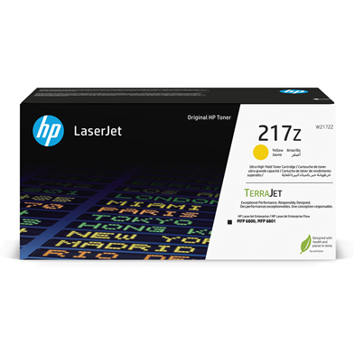 Genuine HP 217Z Ultra High Capacity Yellow Toner Cartridge (24,000 Pages)