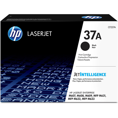 Genuine HP 37A Black Original LaserJet Toner Cartridge (11,000 Pages)