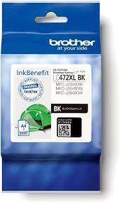 Brother LC472XLBK  Black Ink Cartridge (3000 Pages)