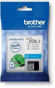 Brother LC472XLC  Cyan Ink Cartridge (1500 Pages)