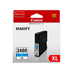 Genuine Canon PGI-2400XLC Cyan Ink Cartridge (1,500 Pages)