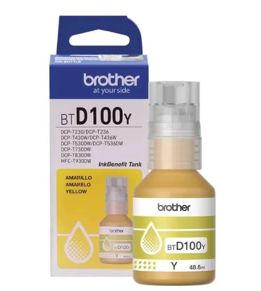 Brother BTD100Y Yellow Ink Cartridge (5000 Pages)
